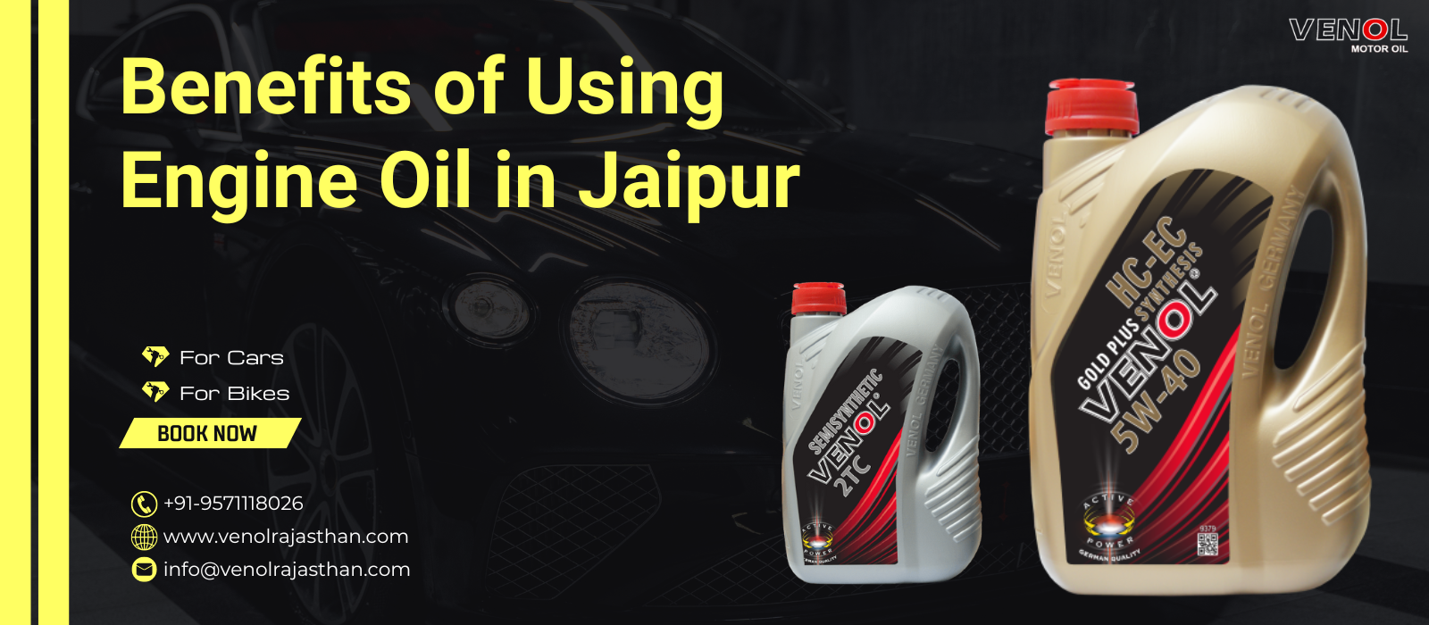 Benefits of Using Engine Oil in Jaipur