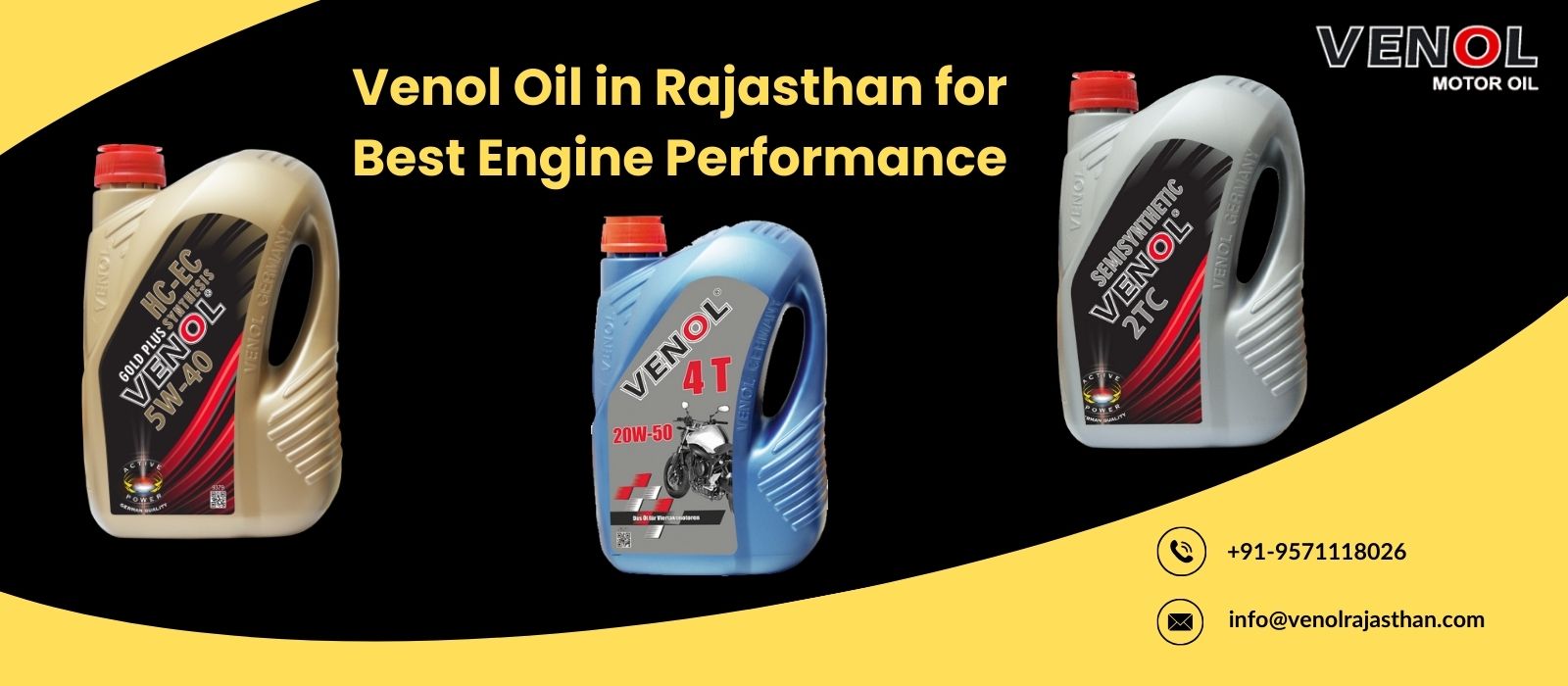 Venol Oil in Rajasthan for Best Engine Performance
